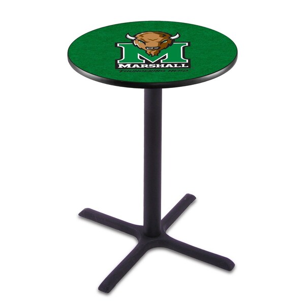 42" Blk Wrinkle Marshall Pub Table